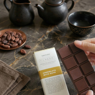 Socola Thanh Hạt Dinh Dưỡng BA 58% Cacao Belcholat Dark Chocolate Giòn Bùi ăn vặt healthy