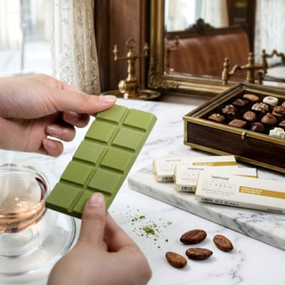 Socola Thanh Matcha BA Belcholat White Chocolate Trà Xanh Hậu Chát Dịu Ăn Vặt Healthy