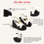 Giày Sandal Nữ Cao Gót 9cm Hở Mũi Thời Trang Pixie H356