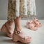 Giày Sandal Nữ Cao Gót 9cm Hở Mũi Thời Trang Pixie H356