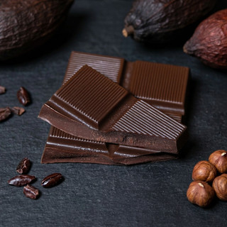 Thanh Socola đen BA Belcholat Chocolate strong dark 68% ca cao vị đắng đậm đà, ăn vặt tiện lợi