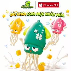 Đồ Chơi Bạch Tuộc Nhảy Múa Hài Hước BỐ KHỦNG LONG Mực Nhảy Múa Hottrend Di Chuyển Có Đèn Nhạc Squid Dancing Qùa Tặng