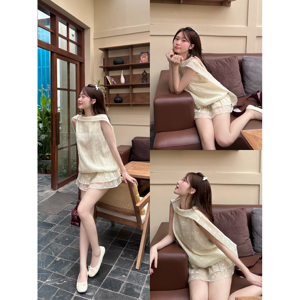 🌼𝑳𝒖𝒎𝒊 𝑫𝒓𝒆𝒔𝒔 - Váy cổ yếm dây bay bổng xinh điệu cho nữ - BY FAIRY | LƠ THƠ SUMMER COLLECTION