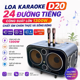 Loa Kéo LMK Audio D20 Công Suất Cực Khủng, 2 Bass 25Cm 12 Treb 10 Trung, 24 Đường Tiếng Chất Âm Chân Thực Và Sống Động