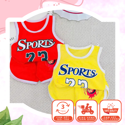 Bộ Đũi Xuất Hàn Thể Thao In So 23 Cho Bé Trai (Mua Combo Giá Siêu Hời)