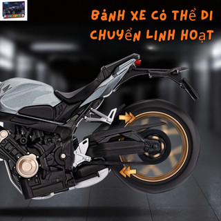Mô Hình Xe Moto Honda CB650R Tỉ Lệ 1:12 Hợp Kim Cao Cấp - Xe Mô Tô Thể Thao Mô Phỏng Chi Tiết, Trang Trí Sưu Tầm