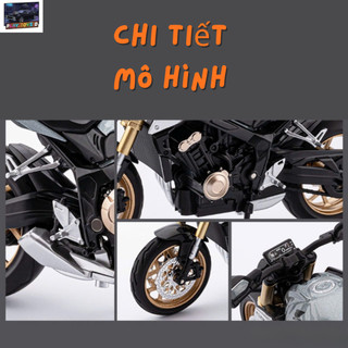 Mô Hình Xe Moto Honda CB650R Tỉ Lệ 1:12 Hợp Kim Cao Cấp - Xe Mô Tô Thể Thao Mô Phỏng Chi Tiết, Trang Trí Sưu Tầm