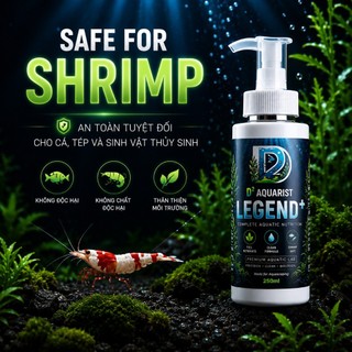 Phân Nước Tổng Hợp D2 Aquarist Legend+. Super Doping+.  Đầy đủ dinh dưỡng cho cây thủy sinh