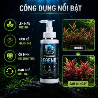 Phân Nước Tổng Hợp D2 Aquarist Legend+. Super Doping+.  Đầy đủ dinh dưỡng cho cây thủy sinh