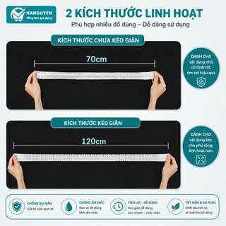 Màng bọc nilon đa năng bọc bảo vệ đồ dùng, phù hợp khi cất giữ và vận chuyển đồ đạc