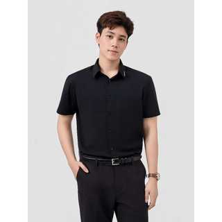 Áo Sơ-mi Ngắn Tay Yody Cao Cấp Regular In Nổi Co Giãn 4 Chiều, Thấm Hút Vượt Trội MOSS26A006