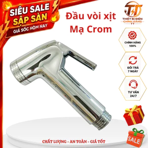 Đầu vòi xịt vệ sinh, vòi xịt toilet mạ crom chống gỉ tiết kiệm nước