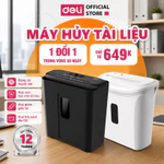 Máy Hủy Tài Liệu DELI Máy Cắt Giấy Huỷ Card CD Máy Bảo Mật Thông Tin Dữ Liệu Cho Doanh Nghiệp, Văn Phòng — ảnh 1