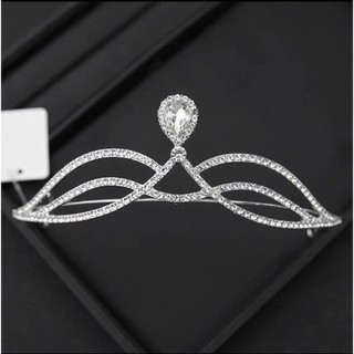 [ Tutuchan - Phụ kiện ] Vương miện công chúa kim loại đính đá cao cấp - TPK08