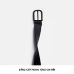 Thắt Lưng Da Nam Devon, Chất Liệu Da Crossgrain Nhập Khẩu Cao Cấp, Thương Hiệu LEONARDO — ảnh 5