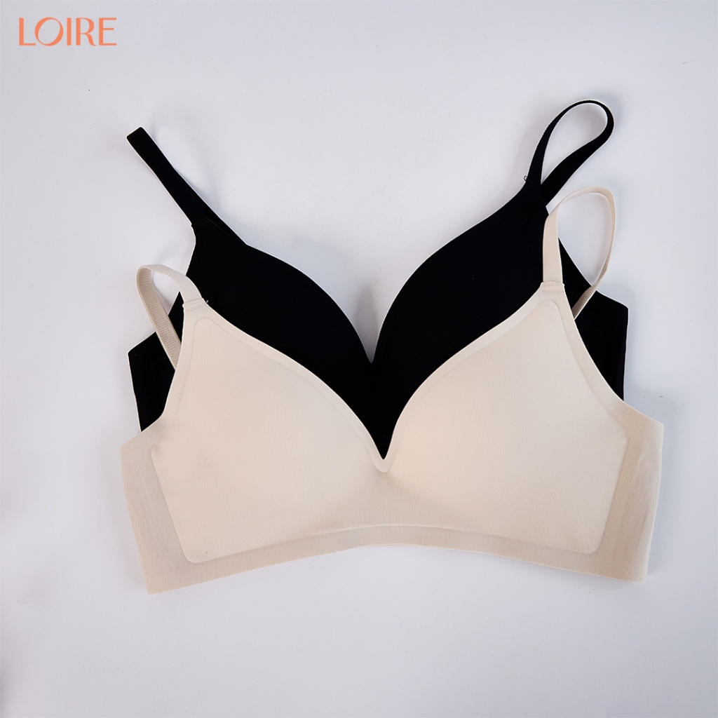 Áo Lót Không Gọng Loirechic AL260743 Đệm 1cm Chống Chảy Xệ Gom Gọn Mỡ Nách Bản Lưng Cao