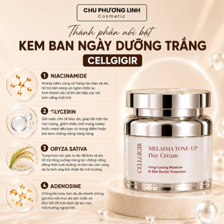 Kem dưỡng da ban ngày CELLGIGIR 50g MP1557 - Nâng Tone, Dưỡng Ẩm Chuyên Sâu, Bảo Vệ Da Toàn Diện