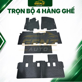 THẢM LÓT SÀN CAO SU xe Kia Carnival 2022-NAY không mùi, cao cấp - 3 hàng ghế cao cấp
