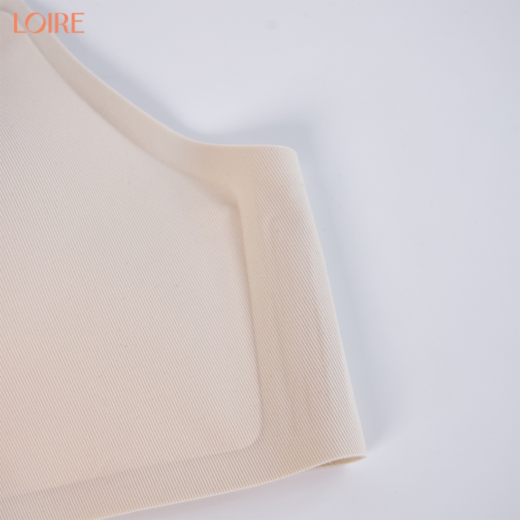Áo Lót Không Gọng Loirechic AL260743 Đệm 1cm Chống Chảy Xệ Gom Gọn Mỡ Nách Bản Lưng Cao
