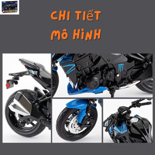 Mô Hình Xe Moto Kawasaki Z1000 Tỉ Lệ 1:12 Hợp Kim Cao Cấp - Xe Mô Tô Thể Thao Chi Tiết Sắc Nét, Đồ Chơi Sưu Tầm