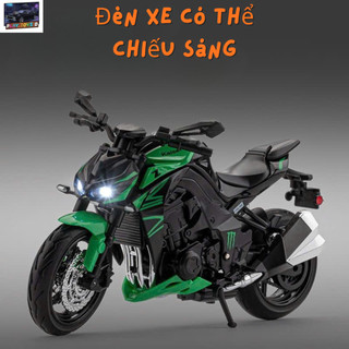 Mô Hình Xe Moto Kawasaki Z1000 Tỉ Lệ 1:12 Hợp Kim Cao Cấp - Xe Mô Tô Thể Thao Chi Tiết Sắc Nét, Đồ Chơi Sưu Tầm