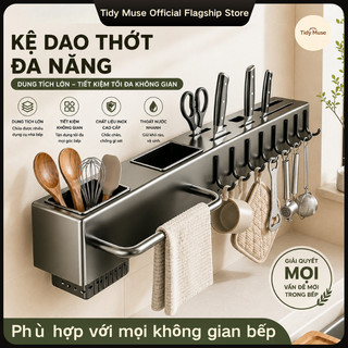 giá dao treo bếp | Để dao, kéo, đũa, thìa | Chịu lực tốt, không lo rơi