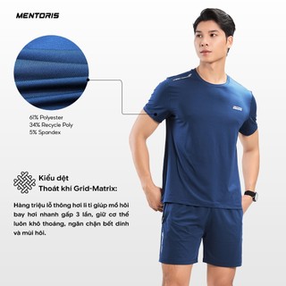 Bộ Thể Thao Nam MENTORIS Premium Dailywear, Vải Thun Lạnh Thoáng Khí, Form Regular Fit MBT01