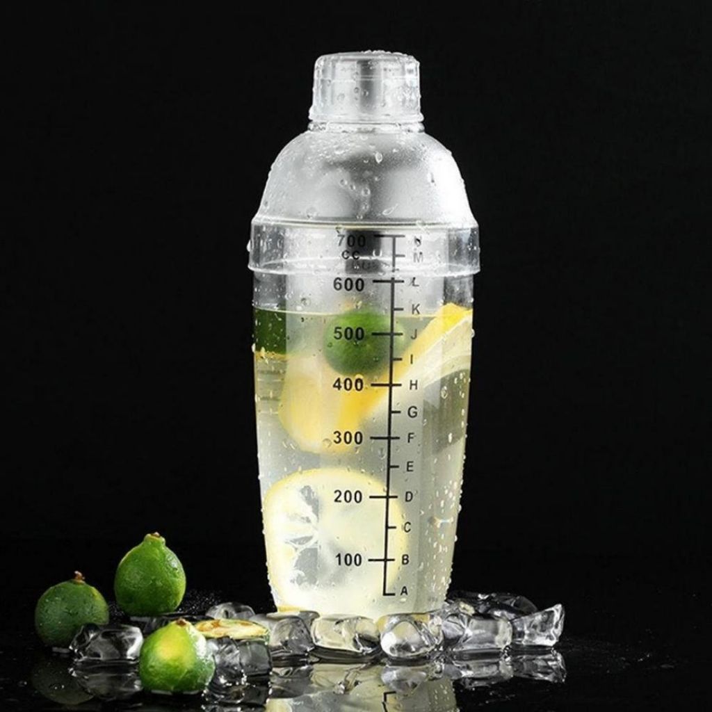 Bình Lắc Pha Chế ALOHOME – Bình Shaker Pha Đồ Uống Có Vạch Chia, Dụng Cụ Pha Chế