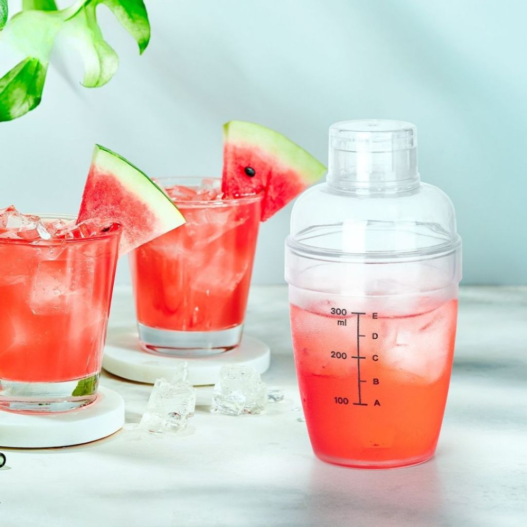 Bình Lắc Pha Chế ALOHOME – Bình Shaker Pha Đồ Uống Có Vạch Chia, Dụng Cụ Pha Chế