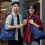 Túi Tote vải Denim túi vải đeo vai dung tích lớn đựng đồ đa năng tiện lợi