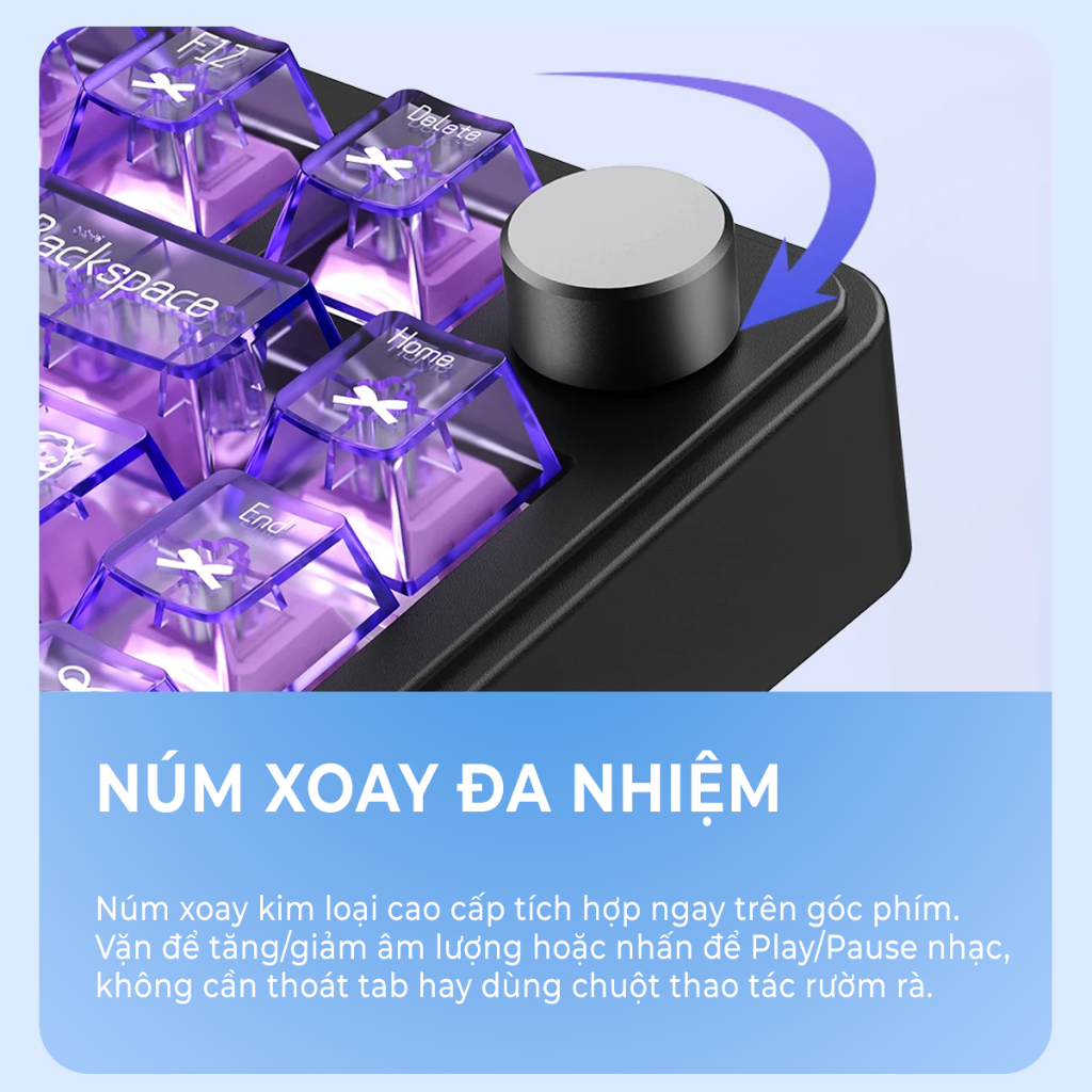 Bàn phím cơ Xinmeng M75 - Bàn phím cơ không dây led RGB, Pin 7000mAH, Bàn phím Hotswap, Núm xoay, 3 mode kết nối | BigBuy360 - bigbuy360.vn