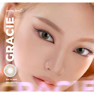 Lens 1 ngày màu xám và nâu độ cận 0-8 nhãn hiệu kính áp tròng Angel Eyes -Dia 14.2mm