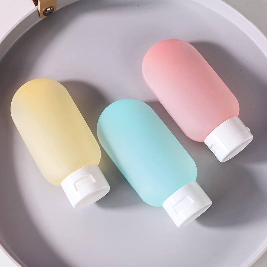 Set 4 lọ chiết mỹ phẩm du lịch chai chiết nhỏ gọn tiện lợi dễ mang theo khi đi chơi xa