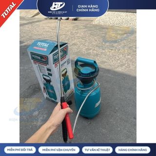 Bình xịt 5L TOTAL THSPP30502 quai đeo tiện lợi, cần bơm chắc chắn, áp suất 2.5Bar với 2 chế độ phun