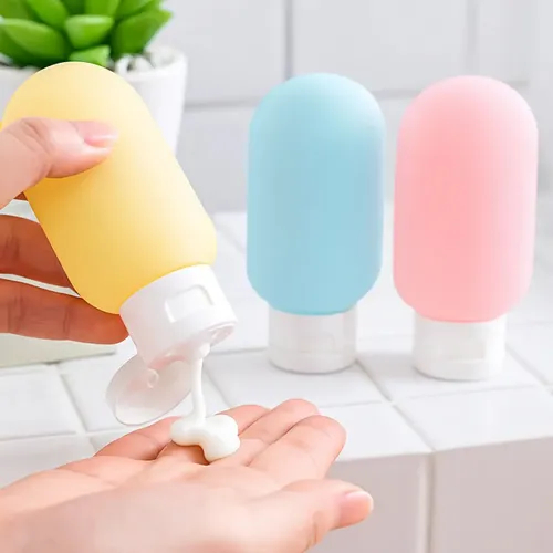 Bộ Chiết Mỹ Phẩm 4 Chi Tiết Chai Lọ Tuýp Du Lịch Nhiều Món
