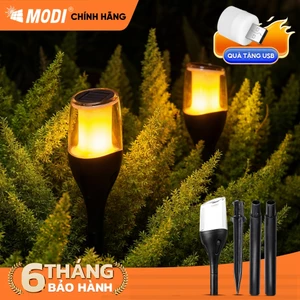 Đèn Cắm Cỏ Hình Ngọn Lửa MODI SOLAR Trang Trí Sân Vườn Năng Lượng Mặt Trời