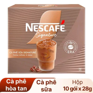 Cà Phê Sữa Hòa Tan NesCafé Signature Hộp 28G x 10 Gói