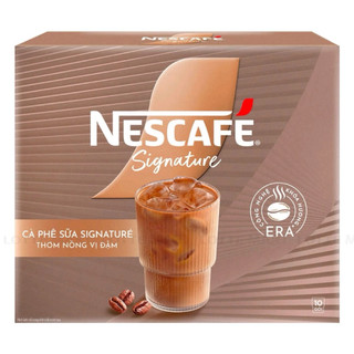 Cà Phê Sữa Hòa Tan NesCafé Signature Hộp 28G x 10 Gói