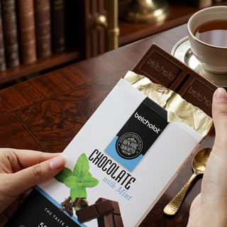 Socola Thanh Bạc Hà 58% Cacao Belcholat Mint Chocolate Quà Tặng Cao Cấp Ít Ngọt
