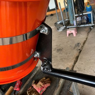 Giá đỡ quạt hút khói quán ăn lẩu nướng, nướng than ngoài trời -  tải trọng 20kg