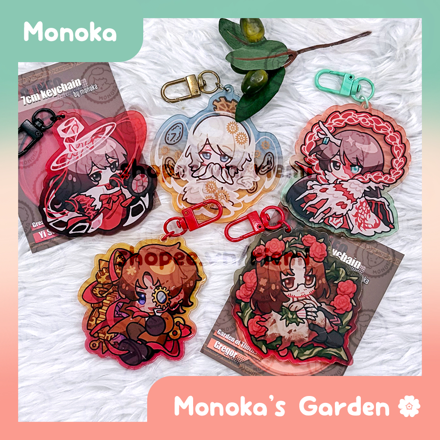 (Đã cập nhật) Keychain/Móc khoá 7cm E.G.O Limbus Company artist Monoka ...