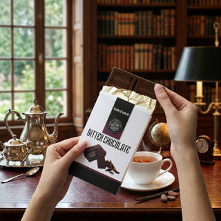 Socola Thanh Đen 82% Cacao Extra Bitter Belcholat Rất Ít Ngọt cacao đậm Quà Tặng Chocolate Cao Cấp