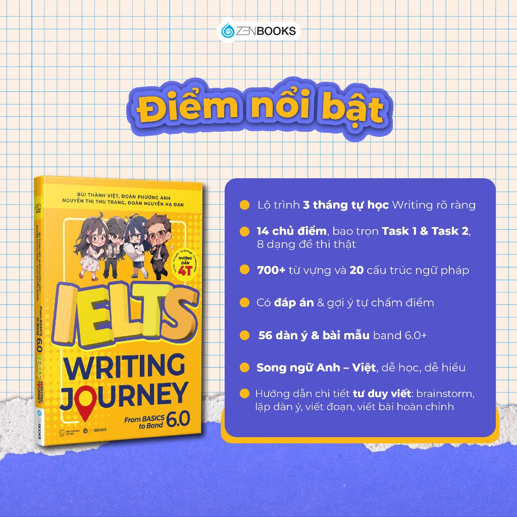 Sách - IELTS Writing Journey - From Basics To Band 6.0 (TB)