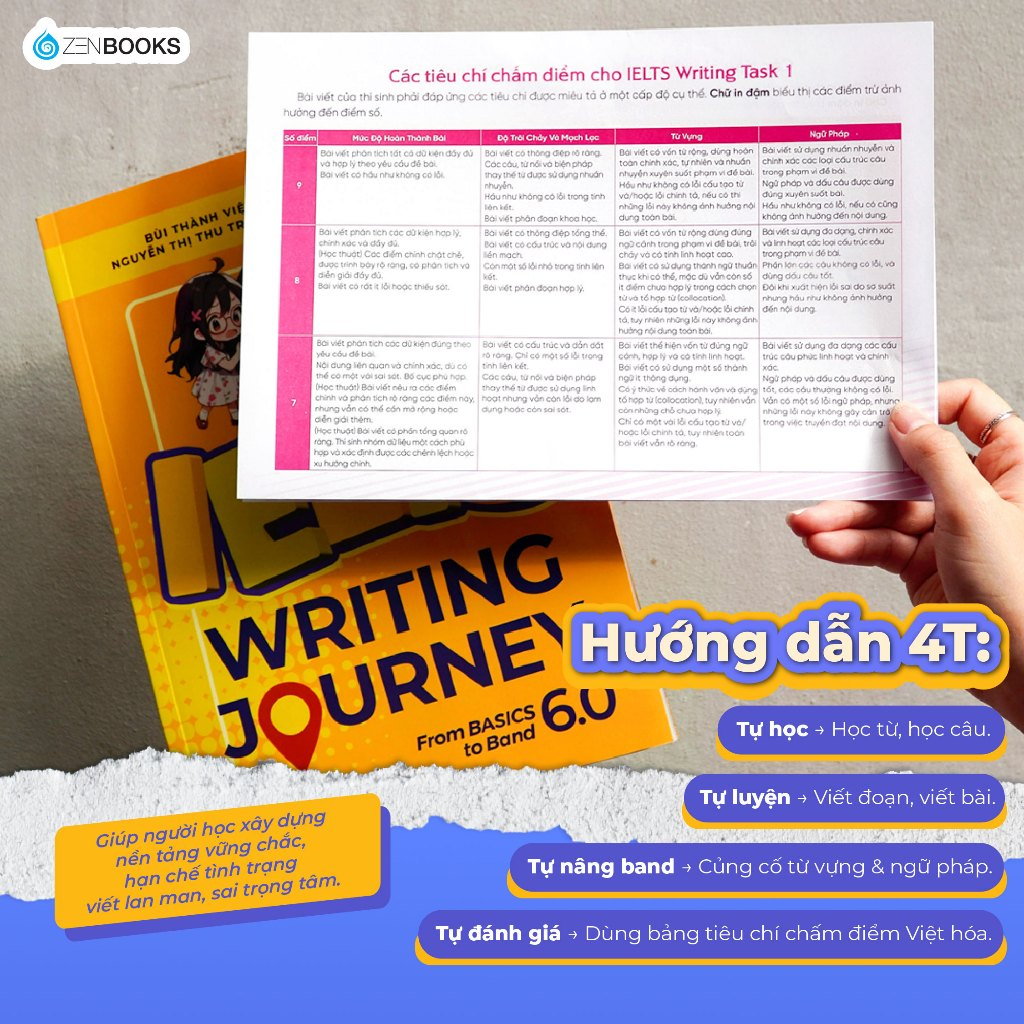 Sách - IELTS Writing Journey - From Basics To Band 6.0 (TB)