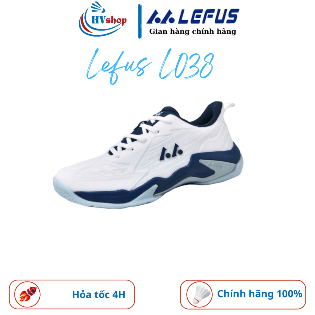 Giày cầu lông Lefus L038 chính hãng, thiết kế 06 màu sắc đặc biệt, đế giày cải tiến - HVShop