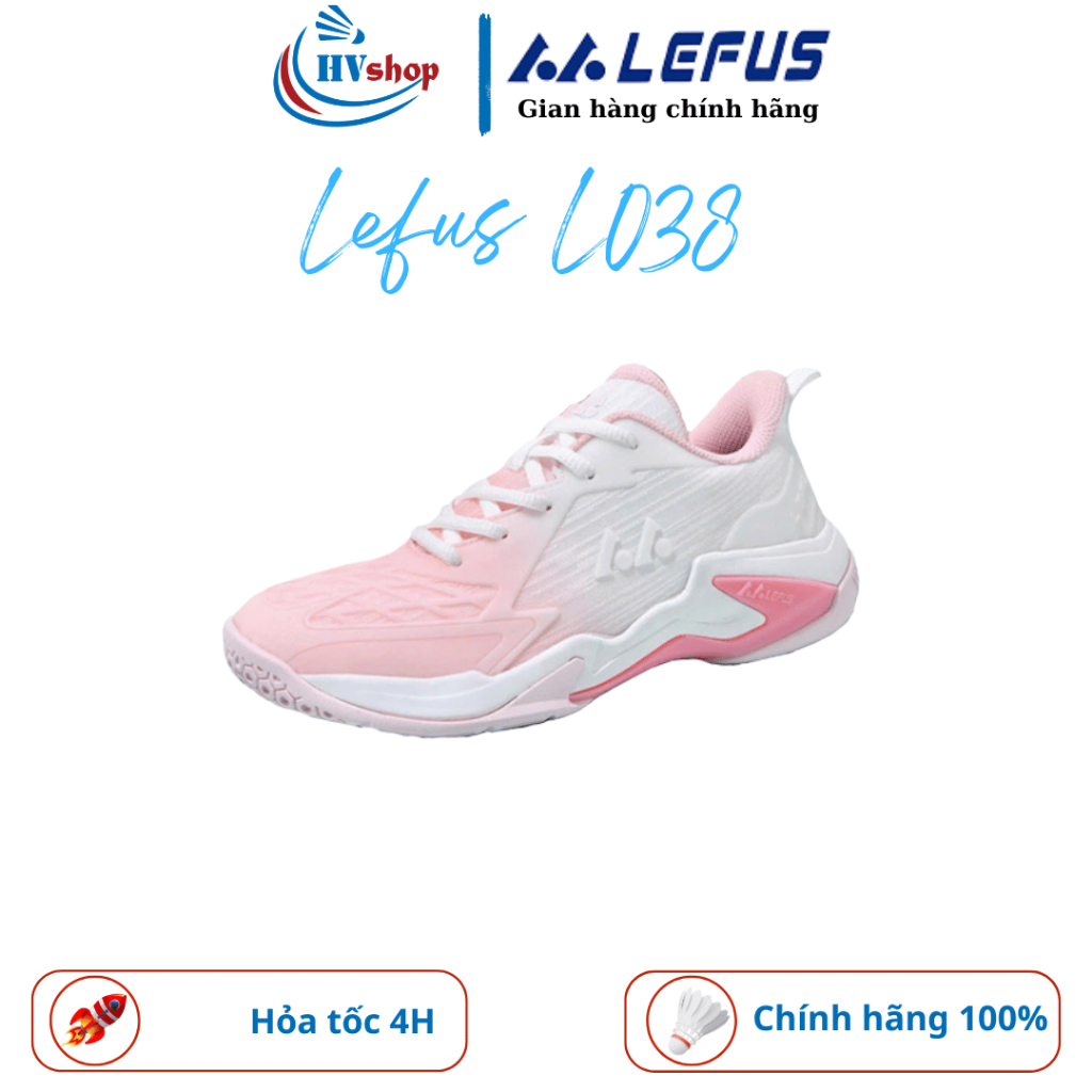 Giày cầu lông Lefus L038 chính hãng, thiết kế 06 màu sắc đặc biệt, đế giày cải tiến - HVShop