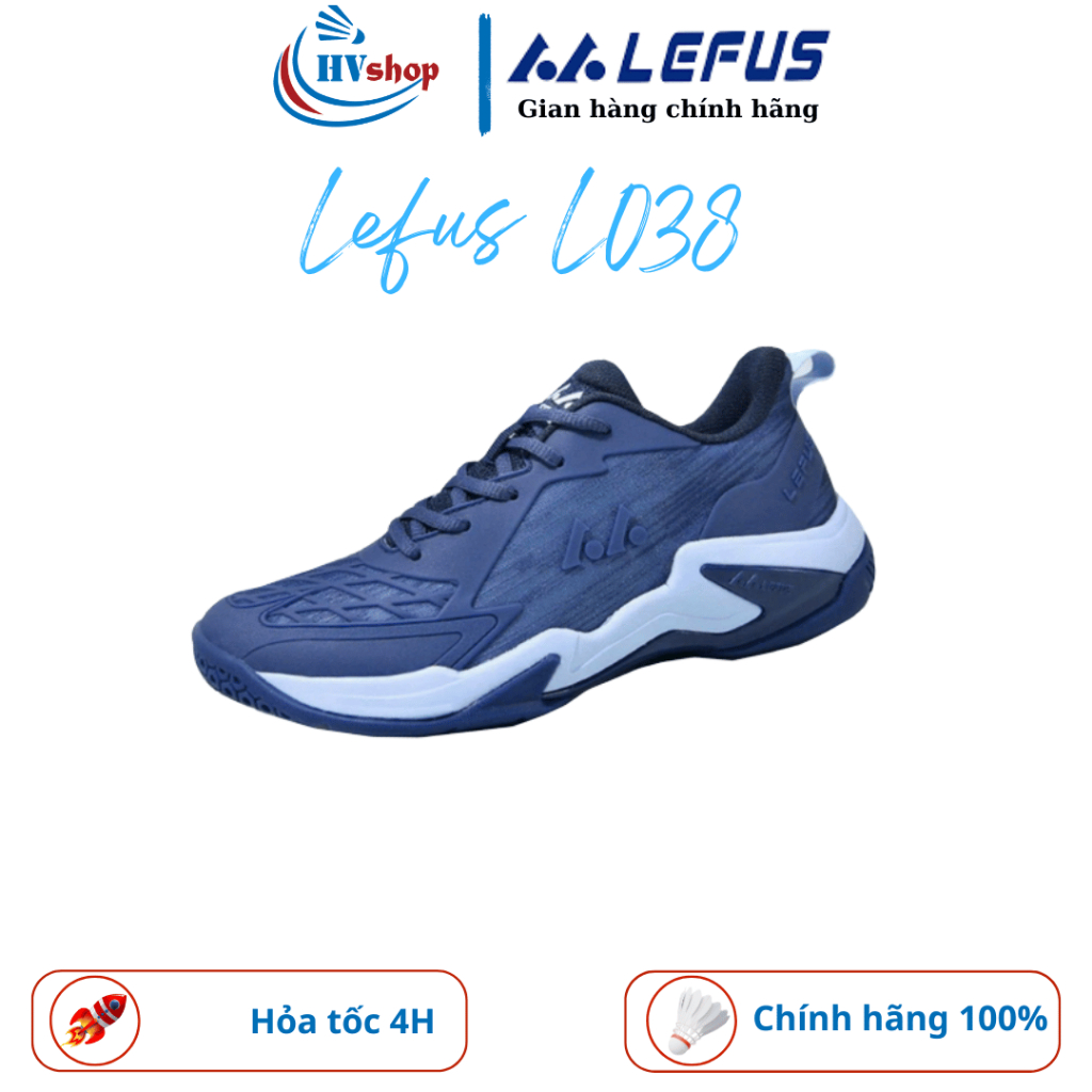 Giày cầu lông Lefus L038 chính hãng, thiết kế 06 màu sắc đặc biệt, đế giày cải tiến - HVShop