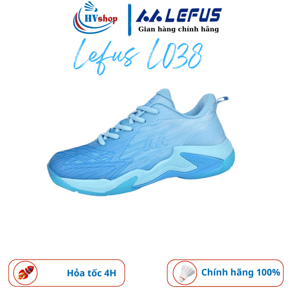 Giày cầu lông Lefus L038 chính hãng, thiết kế 06 màu sắc đặc biệt, đế giày cải tiến - HVShop