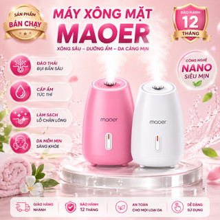 Máy Xông Mặt Maoer – Giảm mụn, sáng da, se khít lỗ chân lông, bảo hành 12 tháng