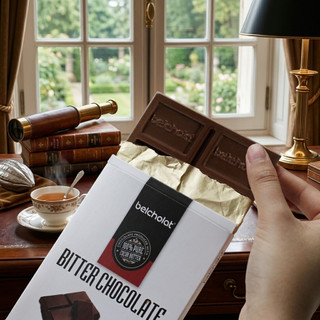 Thanh Socola Đen 78% Cacao Bitter Chocolate Belcholat Đắng Đậm Ít Ngọt Quà Tặng Cao Cấp